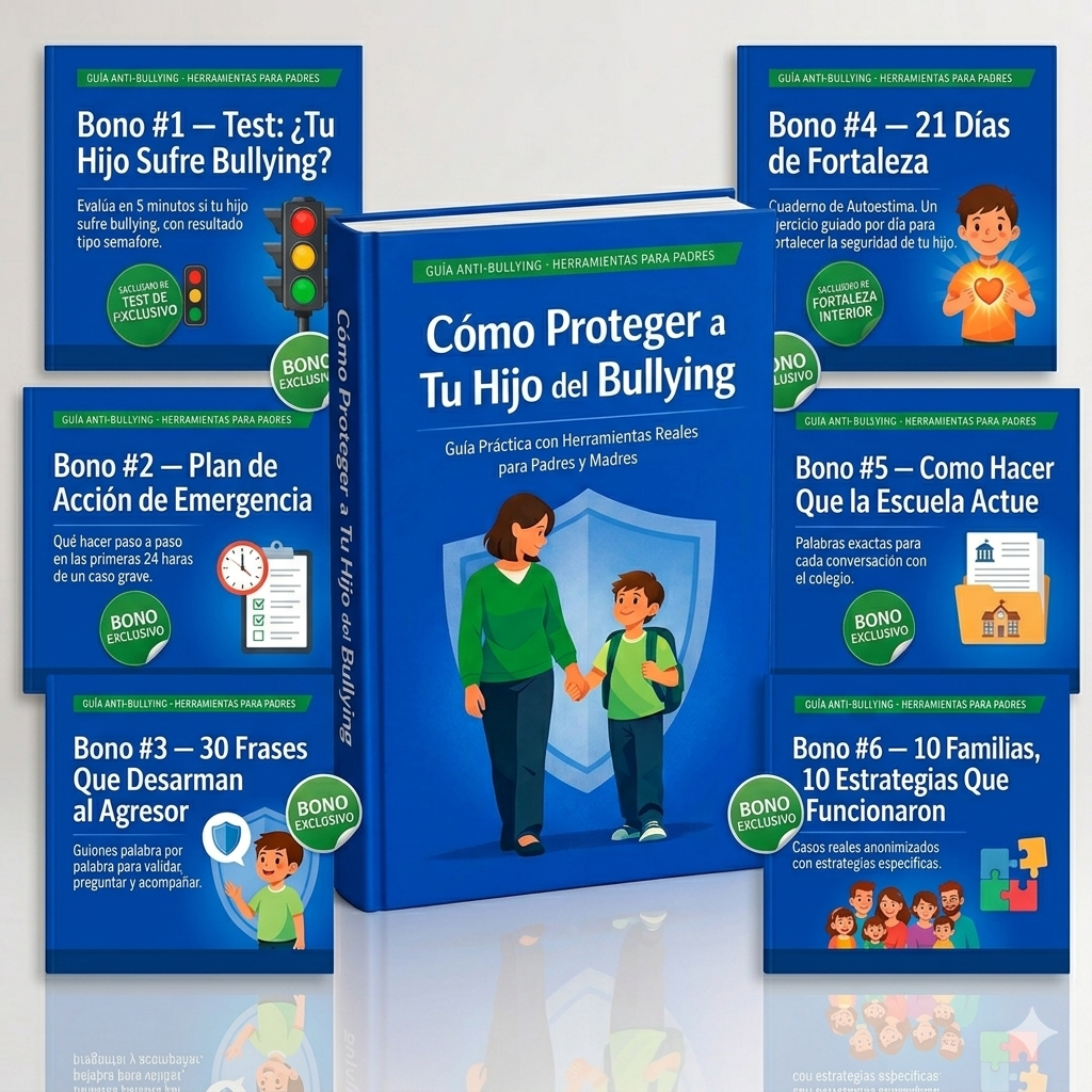 MegaPack - Como Proteger a Tu Hijo del Bullying + 6 Bonos GRATIS